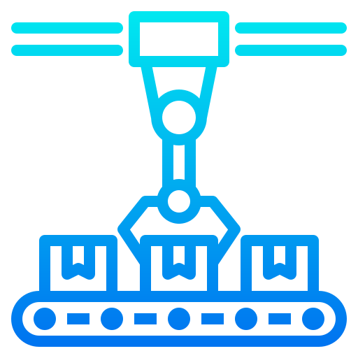Robotic arm icon