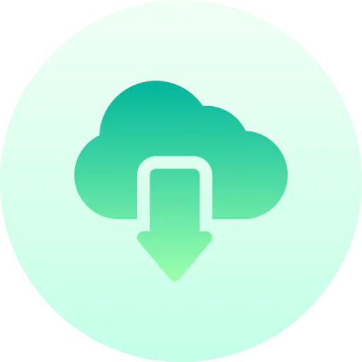 Cloud storage icon