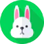 Easter bunny icon 64x64