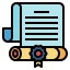 Certificate icon 64x64