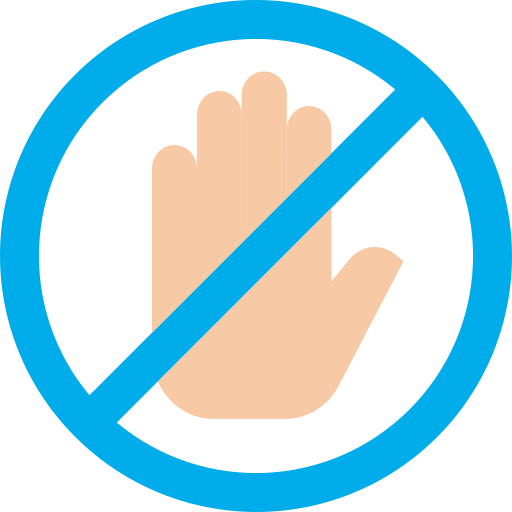 Do not touch 图标