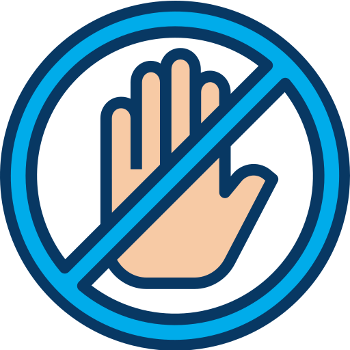 Do not touch icon