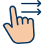 Swipe right icon 64x64