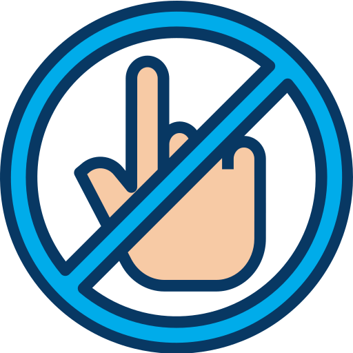 Do not touch 图标