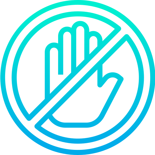 Do not touch icon