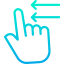 Swipe left icon 64x64