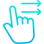 Swipe right icon 64x64