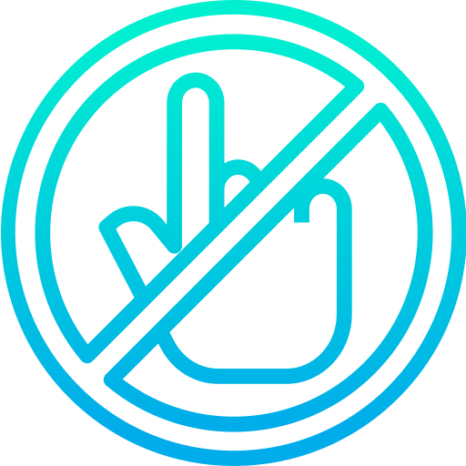 Do not touch icon