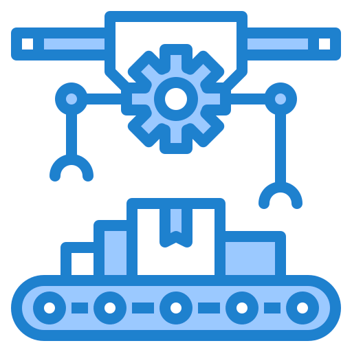 Robotic arm icon