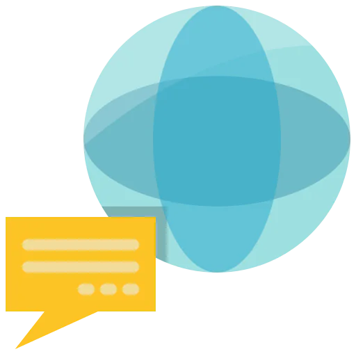 Global communication icon