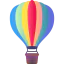 Hot air balloon icon 64x64