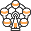 Ferris wheel icon 64x64