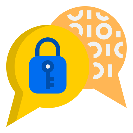 Data encryption ícono