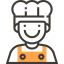 Pastry chef icon 64x64