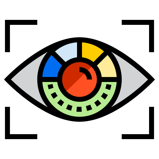 Retinal scan icon