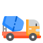 Concrete mixer icon 64x64