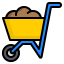 Wheelbarrow icon 64x64