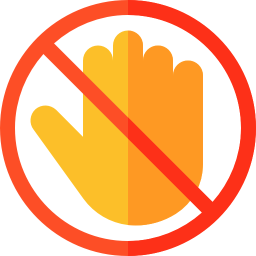 Do not touch icon
