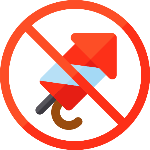 No fireworks icon