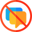 No chatting іконка 64x64