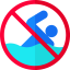 No swimming icon 64x64