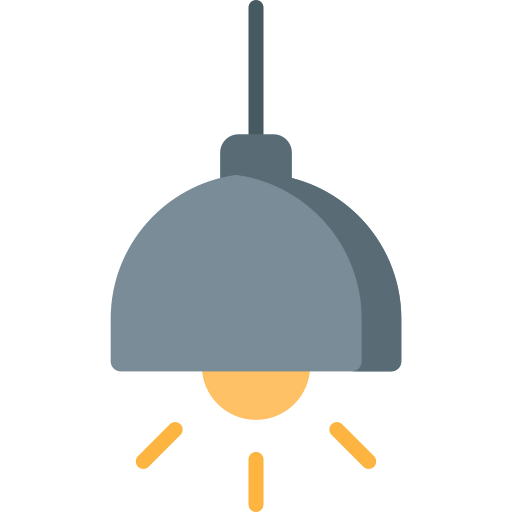 Ceiling lamp icon