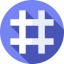 Hashtag icon 64x64