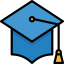 Mortarboard icon 64x64