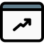 Line chart Ikona 64x64