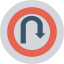 U turn icon 64x64