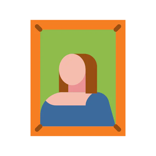 Mona lisa icon