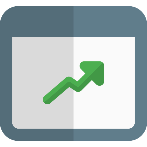 Line chart icon