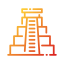 Mayan pyramid icon 64x64