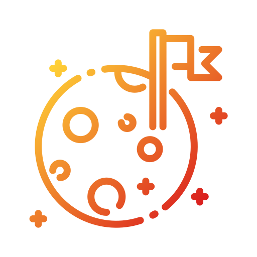 Moon landing icon