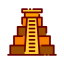 Mayan pyramid icon 64x64