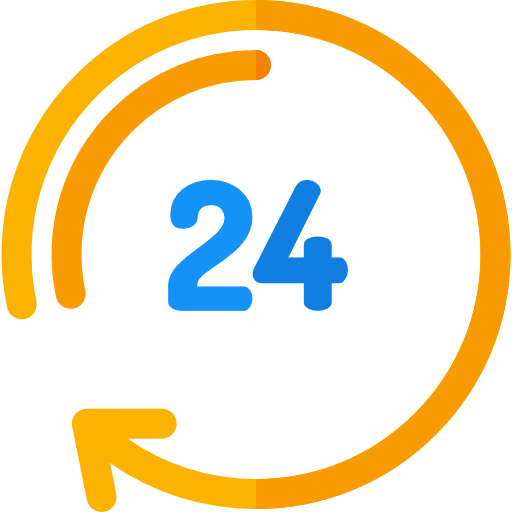 24 hours icon