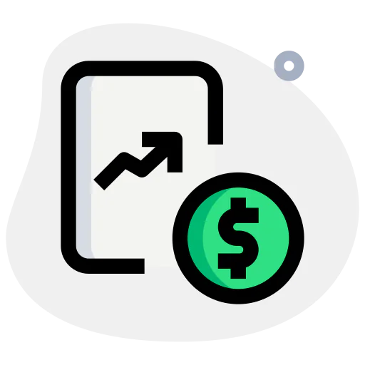 Line chart icon