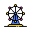 Ferris wheel icon 64x64