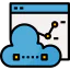 Cloud computing icon 64x64