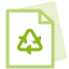 Paper recycle icon 64x64