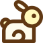 Easter bunny icon 64x64