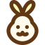 Easter bunny icon 64x64
