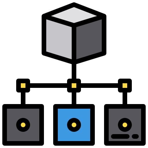 Distributed ícono