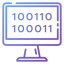 Binary code icon 64x64