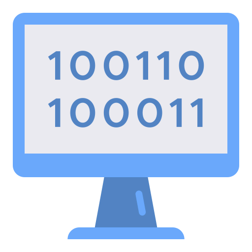 Binary code icône