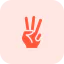Three fingers icon 64x64