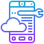 Cloud service icon 64x64