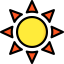 Sun icon 64x64