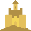 Sand castle icon 64x64