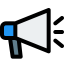 Megaphone Ikona 64x64